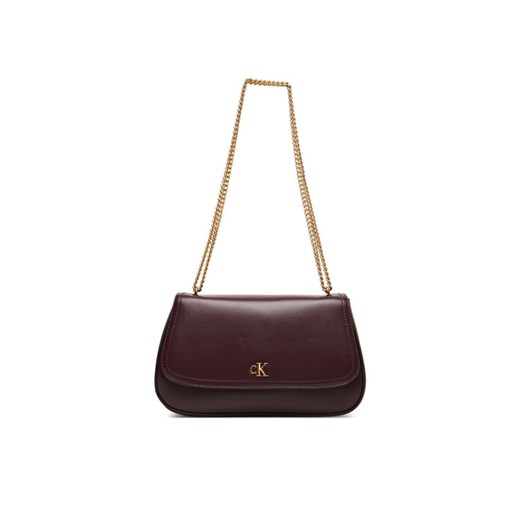 Calvin Klein Torebka Ck Convertible Chain Medium Bag LV04F3171G Bordowy ze sklepu MODIVO w kategorii Kopertówki - zdjęcie 185533304