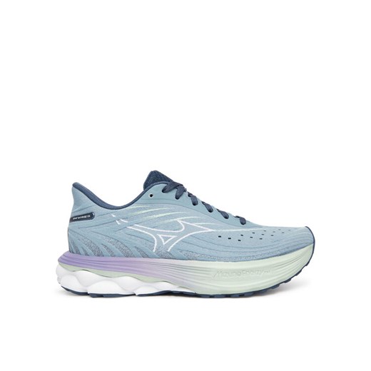 Mizuno Buty do biegania Wave Skyrise 6 J1GD2509 Niebieski ze sklepu MODIVO w kategorii Buty sportowe damskie - zdjęcie 185533364