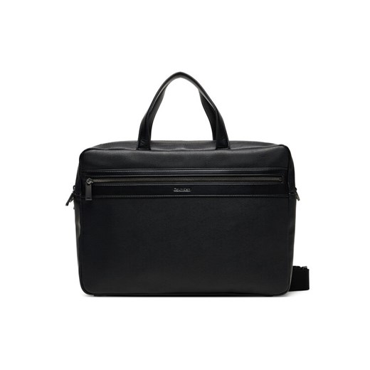 Calvin Klein Torba na laptopa Zip Commuter Bag LV04D3263G Czarny ze sklepu MODIVO w kategorii Torby na laptopa - zdjęcie 185533380