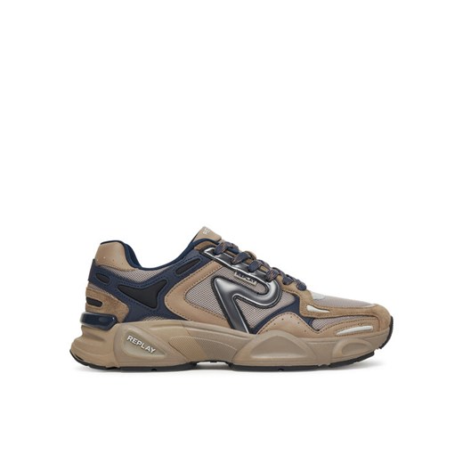 REPLAY Sneakersy GMS9M .000.C0018T Granatowy ze sklepu MODIVO w kategorii Buty sportowe męskie - zdjęcie 185533393