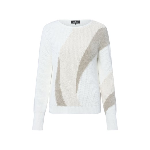 Monari Sweter damski z dzianiny Kobiety dzianina grubo tkana écru jednolity ze sklepu vangraaf w kategorii Swetry damskie - zdjęcie 185534662