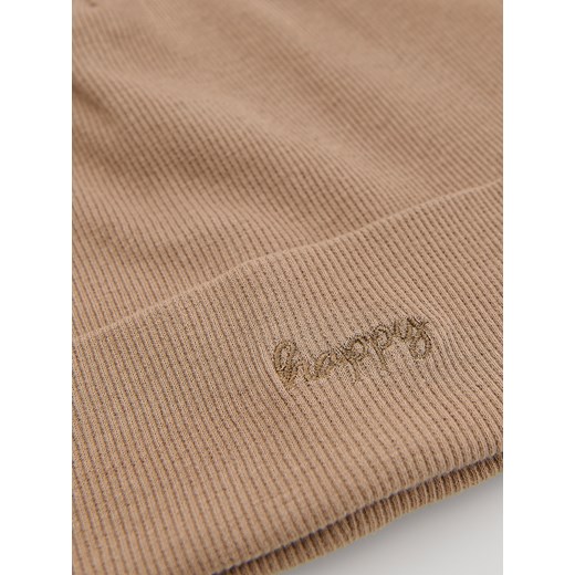 Reserved - Bawełniana czapka z uszami - brązowy Reserved 1-3 lata Reserved