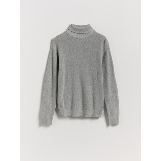 Reserved - Bawełniany golf - jasnoszary Reserved 170 (13-14 lat) Reserved