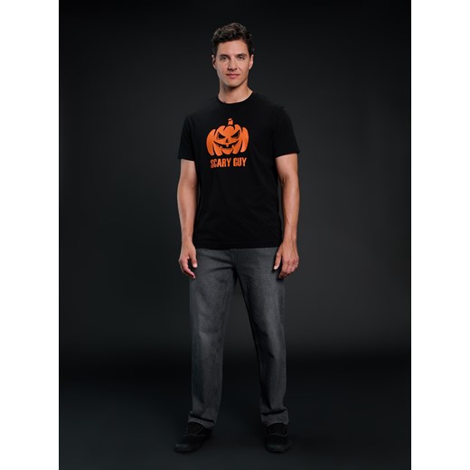 Sinsay - Koszulka z nadrukiem - czarny Sinsay 2XL Sinsay