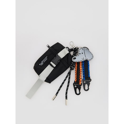 Reserved - Brelok z saszetką - ciemnoszary Reserved ONE SIZE Reserved