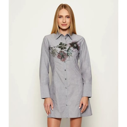 Desigual Sukienka VEST_INKY_ANTHRACITE | DESIGUAL X MR. CHRISTIAN LACROIX ze sklepu Gomez Fashion Store w kategorii Sukienki - zdjęcie 185538001