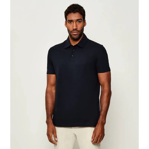 BOSS BLACK Polo Parris 37_DB | BECKHAM X BOSS | Regular Fit | z dodatkiem jedwabiu ze sklepu Gomez Fashion Store w kategorii T-shirty męskie - zdjęcie 185538043