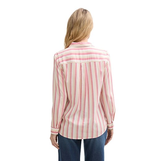 Tom Tailor Bluzka w kolorze jasnoróżowo-beżowo-białym Tom Tailor 34 okazja Limango Polska