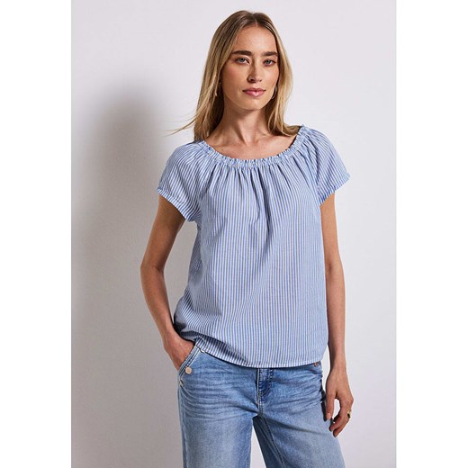 Street One Bluzka w kolorze niebiesko-białym ze sklepu Limango Polska w kategorii Bluzki damskie - zdjęcie 185539514