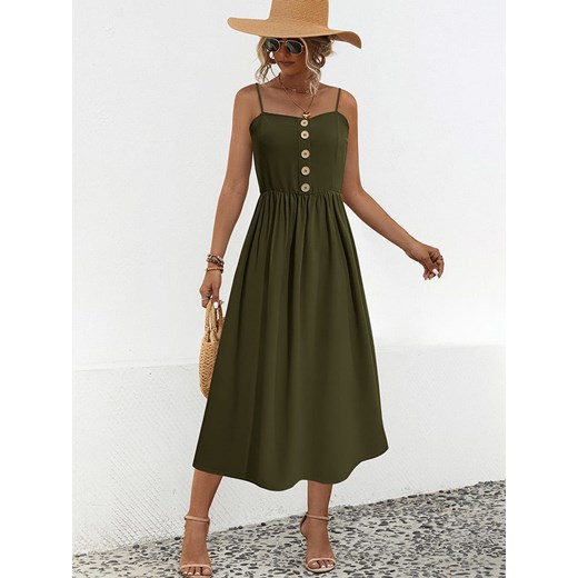 Ariel Tesoro Sukienka w kolorze khaki ze sklepu Limango Polska w kategorii Sukienki - zdjęcie 185539704