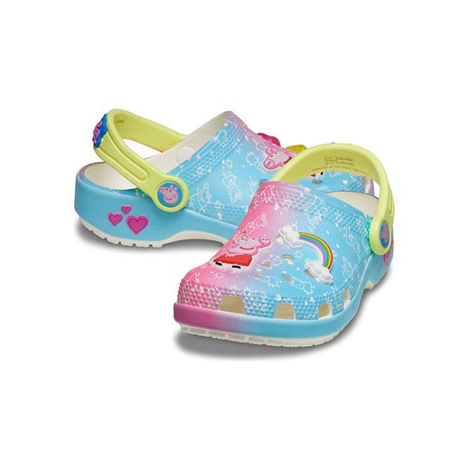 Crocs Chodaki &quot;Classic Peppa Pig&quot; ze wzorem ze sklepu Limango Polska w kategorii Klapki dziecięce - zdjęcie 185539874