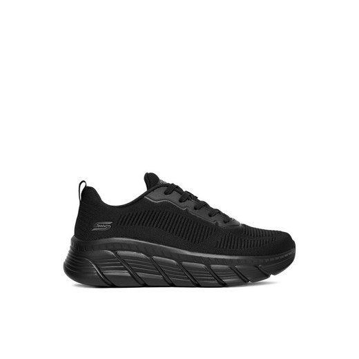 Sneakersy Skechers BOBS B FLEX HI 117385 BBK Czarny ze sklepu eobuwie.pl w kategorii Buty sportowe damskie - zdjęcie 185540763