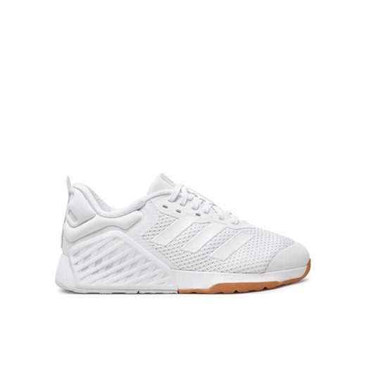 Buty na siłownię adidas Dropset 3 ID8633 Biały ze sklepu eobuwie.pl w kategorii Buty sportowe damskie - zdjęcie 185540773