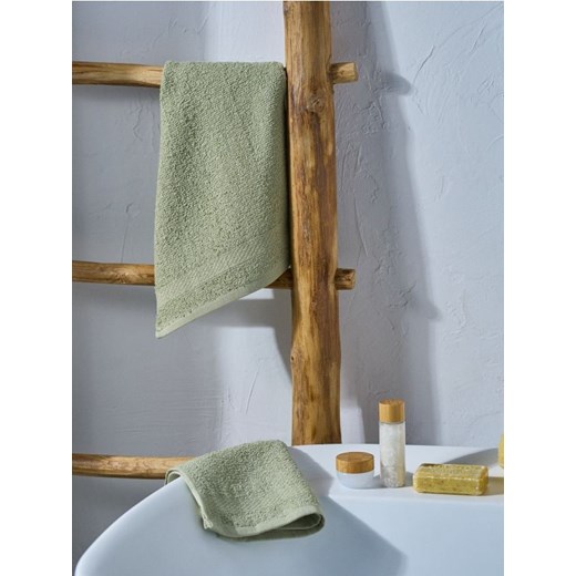 Sinsay - Ręczniki bawełniane 2 pack - zielony Sinsay One Size Sinsay