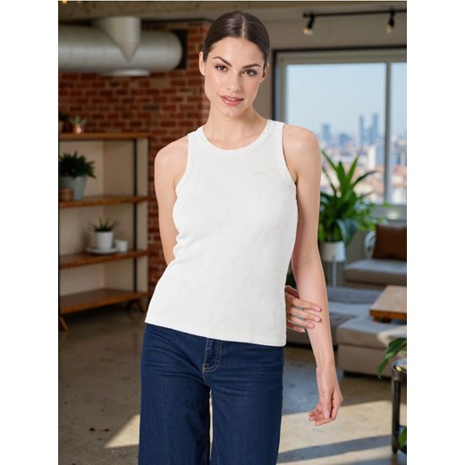 Sinsay - Tank top - biały ze sklepu Sinsay w kategorii Bluzki damskie - zdjęcie 185542583
