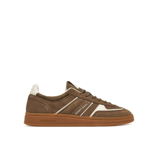 Tommy Jeans Sneakersy The Greenwich Edge EN0EN02838 Brązowy ze sklepu MODIVO w kategorii Buty sportowe damskie - zdjęcie 185543440