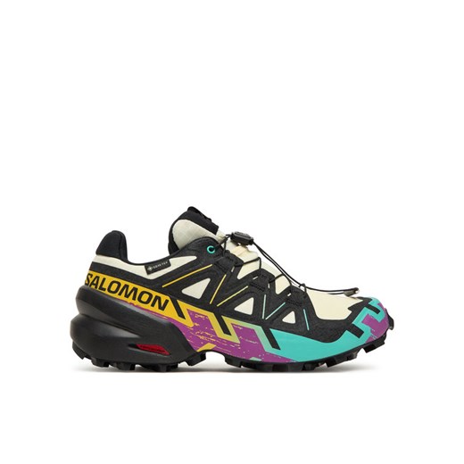 Buty do biegania Salomon Speedcross 6 Gore-Tex L47880200 Żółty ze sklepu eobuwie.pl w kategorii Buty sportowe damskie - zdjęcie 185544230