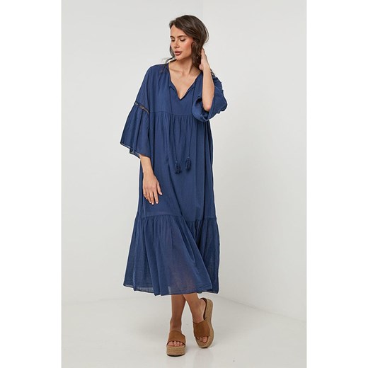 Lin Passion Sukienka w kolorze granatowym ze sklepu Limango Polska w kategorii Sukienki - zdjęcie 185545061