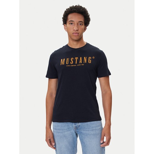 Mustang T-Shirt Austin 1016853 Granatowy Regular Fit ze sklepu MODIVO w kategorii T-shirty męskie - zdjęcie 185545382