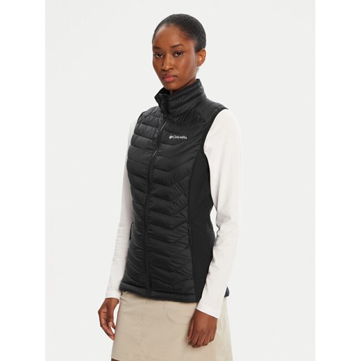 Columbia Bezrękawnik Powder Pass Vest EK0192 Czarny Regular Fit ze sklepu MODIVO w kategorii Kamizelki damskie - zdjęcie 185545393