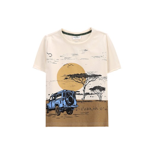 Coccodrillo T-Shirt WC5143205WBK Beżowy Regular Fit ze sklepu MODIVO w kategorii T-shirty chłopięce - zdjęcie 185545403
