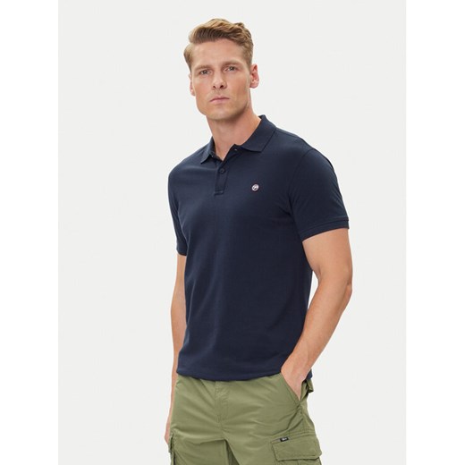 Petrol Industries Polo M-ROS-POL002 Granatowy Regular Fit ze sklepu MODIVO w kategorii T-shirty męskie - zdjęcie 185545430
