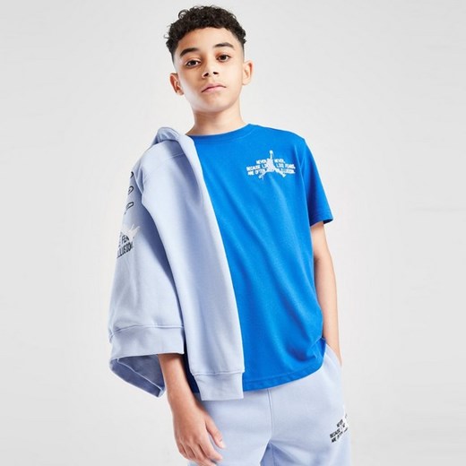JORDAN T-SHIRT JRDN STAMP TEE BLU B ze sklepu JD Sports  w kategorii T-shirty chłopięce - zdjęcie 185546233