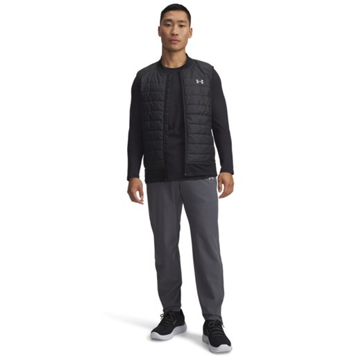 Meskie spodnie do biegania Under Armour UA Velociti Pro Storm Pants - szare ze sklepu Sportstylestory.com w kategorii Spodnie męskie - zdjęcie 185546930