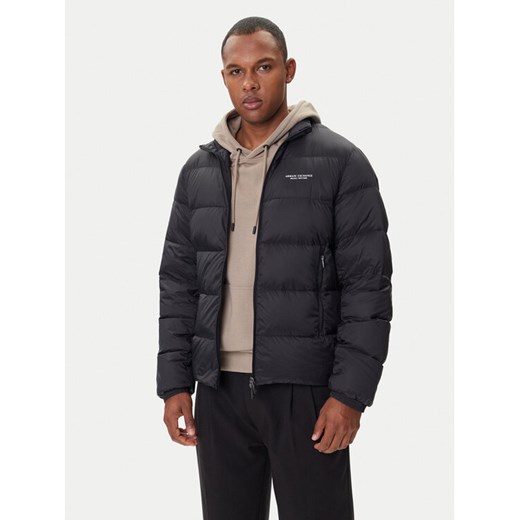 Armani Exchange Kurtka puchowa XM001575 AF16927 UC001 Czarny Regular Fit ze sklepu MODIVO w kategorii Kurtki męskie - zdjęcie 185548201