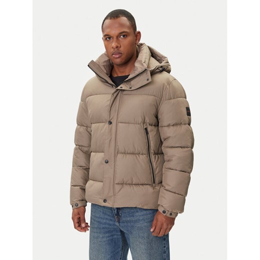 BOSS Kurtka zimowa Omaris 50528573 Khaki Regular Fit ze sklepu MODIVO w kategorii Kurtki męskie - zdjęcie 185548260