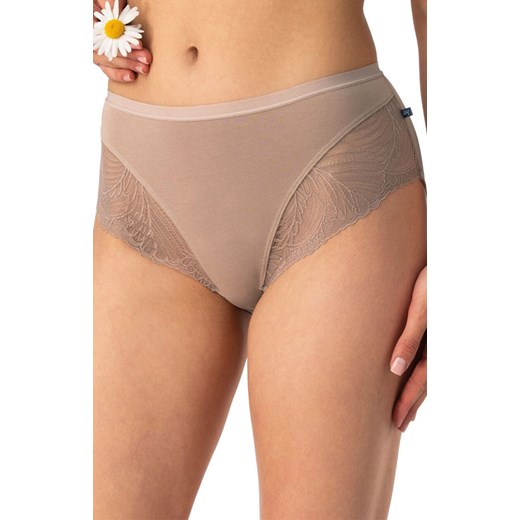 2-pack figi midi bikini z koronką cappuccino LPC 112, Kolor cappuccino, Rozmiar S, Key ze sklepu Primodo w kategorii Majtki damskie - zdjęcie 185549124