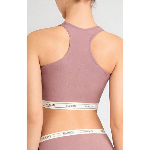 Marilyn bawełniany tank-top różowy Denise, Kolor różowy, Rozmiar S/M, Marilyn ze sklepu Intymna w kategorii Biustonosze - zdjęcie 185549484