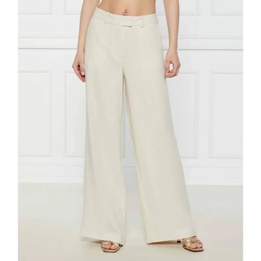 Marc O' Polo Lniane spodnie | Relaxed fit ze sklepu Gomez Fashion Store w kategorii Spodnie damskie - zdjęcie 185550291