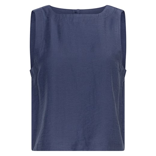 MOSS COPENHAGEN Top w kolorze granatowym ze sklepu Limango Polska w kategorii Bluzki damskie - zdjęcie 185550484