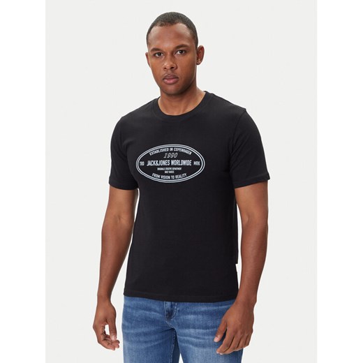 Jack&Jones T-Shirt York 12283800 Czarny Relaxed Fit ze sklepu MODIVO w kategorii T-shirty męskie - zdjęcie 185550642