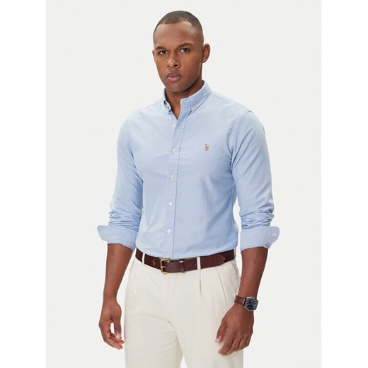 Polo Ralph Lauren Koszula Classics 710767444001 Niebieski Slim Fit ze sklepu MODIVO w kategorii Koszule męskie - zdjęcie 185550671