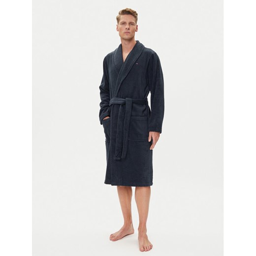 Tommy Hilfiger Szlafrok Icon Bathrobe 2S87905539 Granatowy ze sklepu MODIVO w kategorii Szlafroki męskie - zdjęcie 185550684
