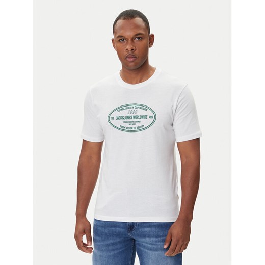 Jack&Jones T-Shirt York 12283800 Biały Relaxed Fit ze sklepu MODIVO w kategorii T-shirty męskie - zdjęcie 185550694