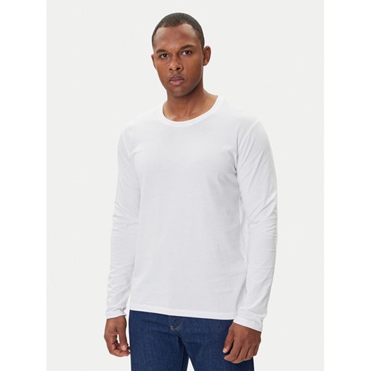 Jack&Jones Longsleeve Basic 12279538 Biały Regular Fit ze sklepu MODIVO w kategorii T-shirty męskie - zdjęcie 185550704