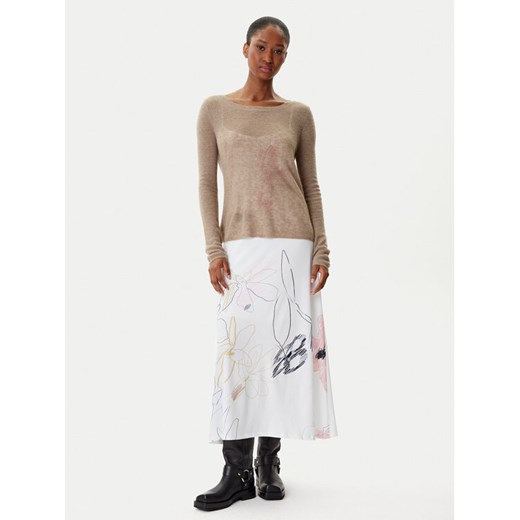Desigual Sukienka codzienna Kala 25WWVK25 Biały Slim Fit ze sklepu MODIVO w kategorii Sukienki - zdjęcie 185550720