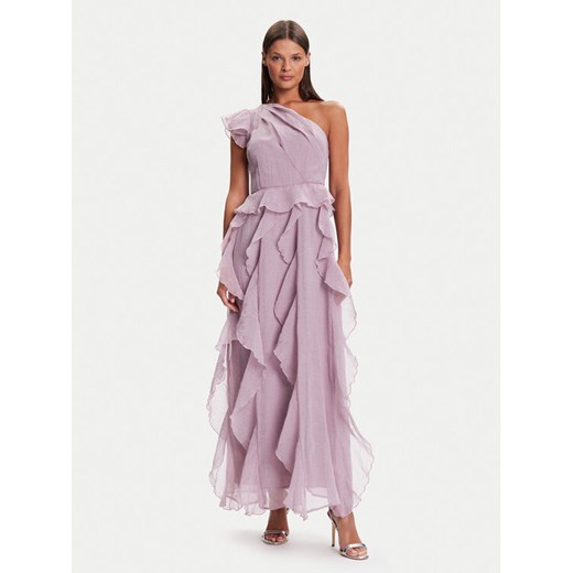 Vero Moda Sukienka koktajlowa Sabrina 10343819 Fioletowy Regular Fit ze sklepu MODIVO w kategorii Sukienki - zdjęcie 185550721