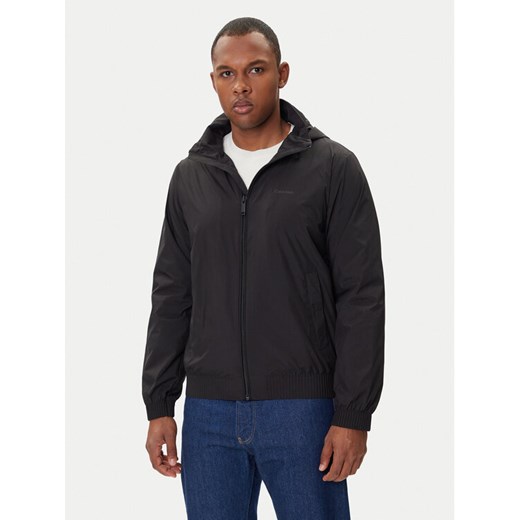 Calvin Klein Kurtka przejściowa LV04LC511G Czarny Relaxed Fit ze sklepu MODIVO w kategorii Kurtki męskie - zdjęcie 185550801