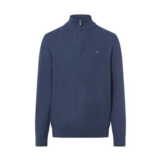 Fynch-Hatton Męska koszulka z dzianiny Mężczyźni Bawełna granatowy marmurkowy Fynch-hatton XXXL vangraaf wyprzedaż