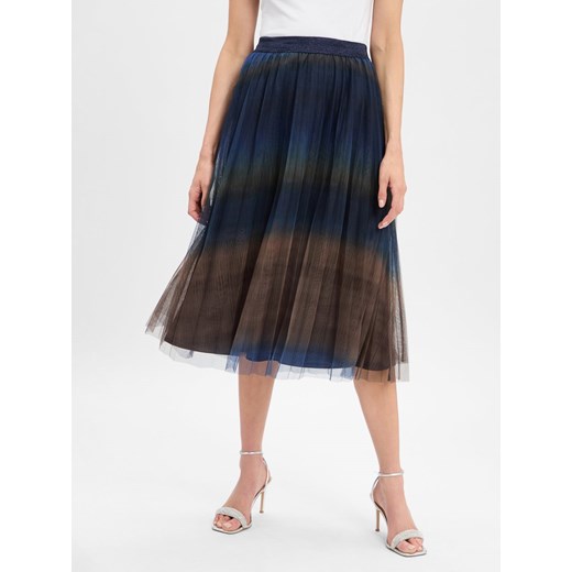 More & More Damska spódnica tiulowa Kobiety granatowy wzorzysty ze sklepu vangraaf w kategorii Spódnice - zdjęcie 185551903