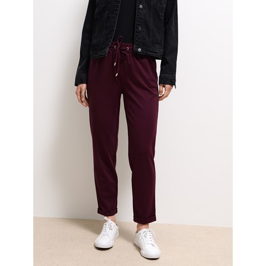 Mohito - Dresowe burgundowe joggery - mahoń Mohito 36 Mohito