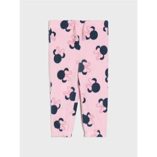 Sinsay - Spodnie dresowe Minnie Mouse - różowy ze sklepu Sinsay w kategorii Spodnie dziewczęce - zdjęcie 185552710