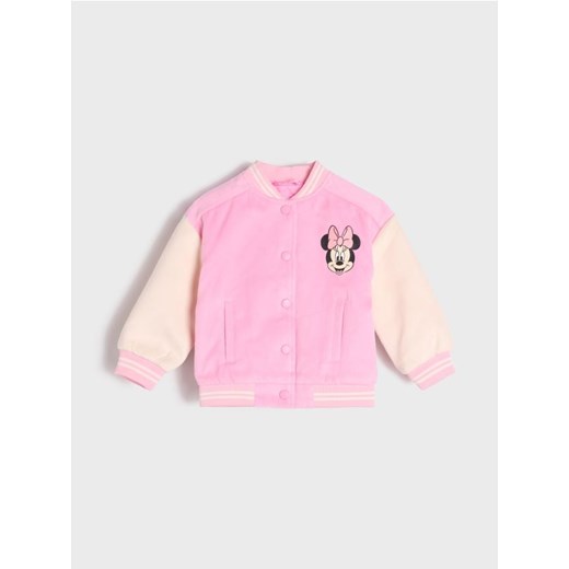 Sinsay - Kurtka bomberka Minnie Mouse - różowy ze sklepu Sinsay w kategorii Kombinezony i kurtki - zdjęcie 185552711