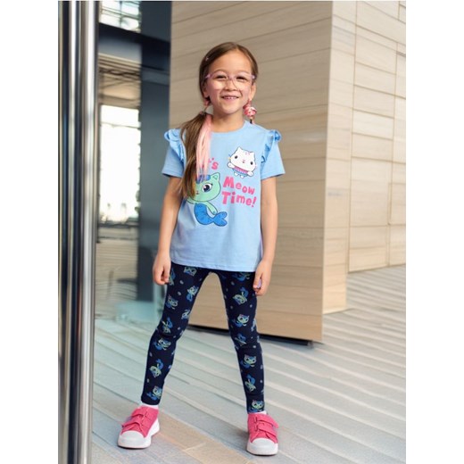 Sinsay - Legginsy Gabby's Dollhouse - granatowy ze sklepu Sinsay w kategorii Spodnie dziewczęce - zdjęcie 185552734
