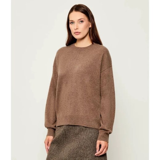 BOSS BLACK Kaszmirowy sweter Fascona | Regular Fit ze sklepu Gomez Fashion Store w kategorii Swetry damskie - zdjęcie 185553453
