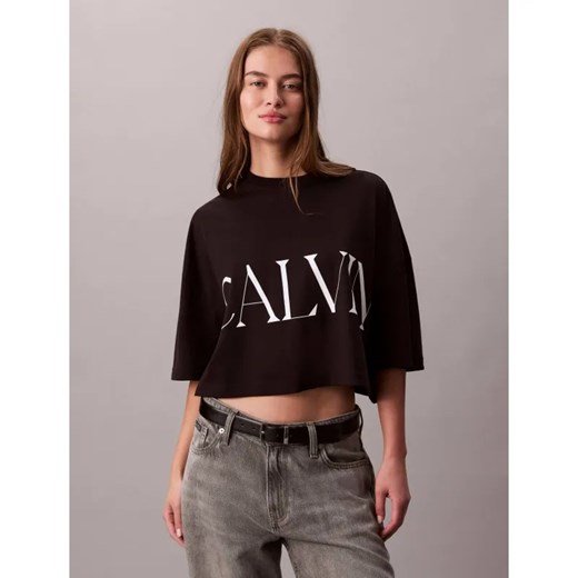 Calvin Klein Jeans T-shirt | Cropped Fit ze sklepu Gomez Fashion Store w kategorii Bluzki damskie - zdjęcie 185553471